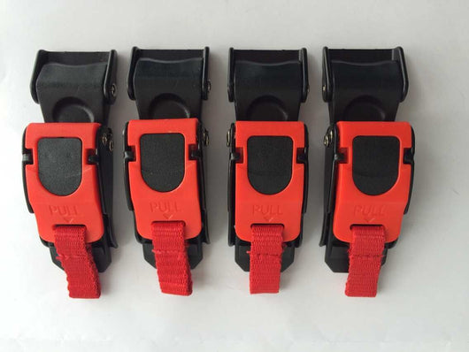 Kit 3 Hebillas de Liberación Rápida para Casco de Motocicleta y Bicicleta - Image 5