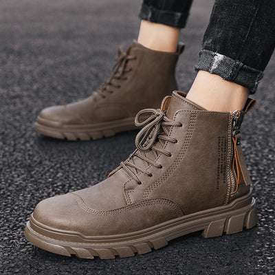 Botas Militares Altas Estilo Británico para Hombre - Image 19