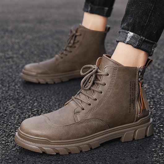 Botas Militares Altas Estilo Británico para Hombre - Image 19