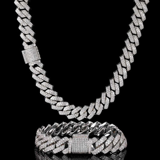 Pulsera Hip Hop Doble Fila 14mm - Estilo Urbano Premium - Image 2