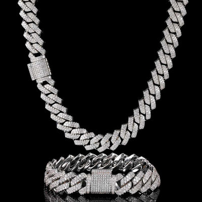 Pulsera Hip Hop Doble Fila 14mm - Estilo Urbano Premium - Image 2