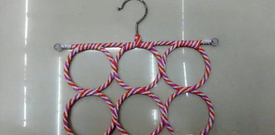 Perchero Plegable de Cuerda Tejida - Organizador de Ropa Versátil - Image 8