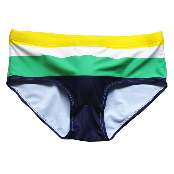 Bóxer de Baño Tricolor con Estampado Digital para Hombre - Image 10