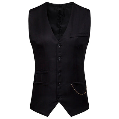 Chaleco y Chaqueta de Traje para Hombre con Accesorios de Lujo - Image 8