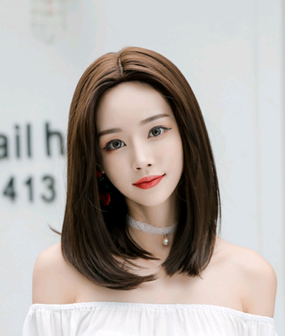 Peluca Larga Liso Realista - Cabello Sintético de Moda - Image 6