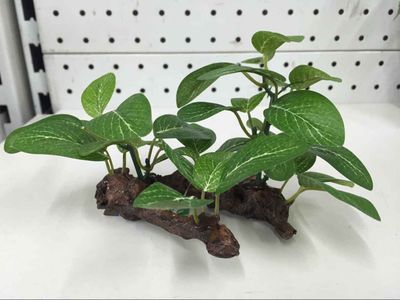 Planta Decorativa Artificial de Pasto y Madera - Image 6