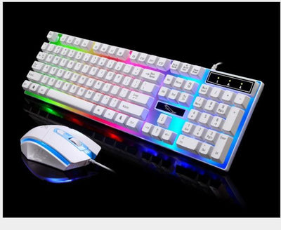 Set Teclado y Ratón Mecánico Gaming con Iluminación LED Suspendida - Image 5