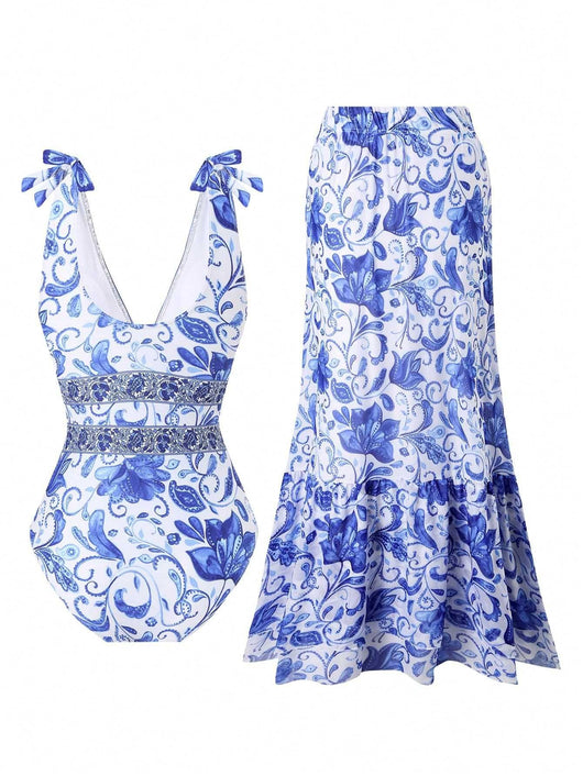 Traje de Baño Enterizo Étnico para Mujer - Image 30