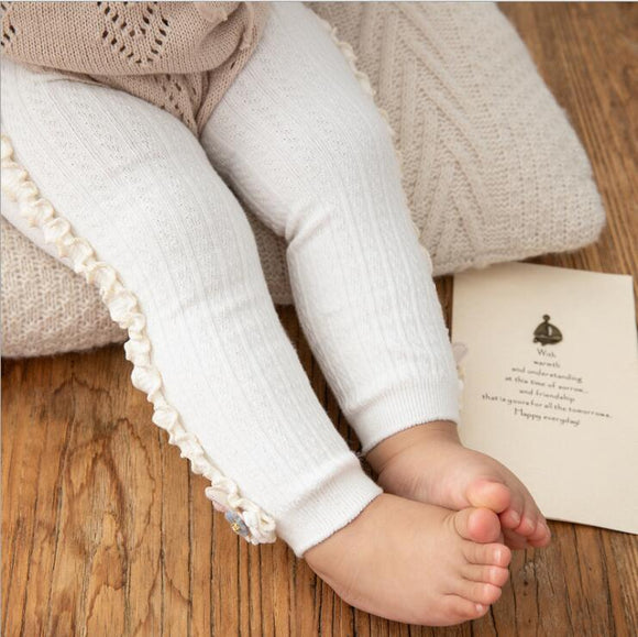 Leggings con Volantes Floral Bunny