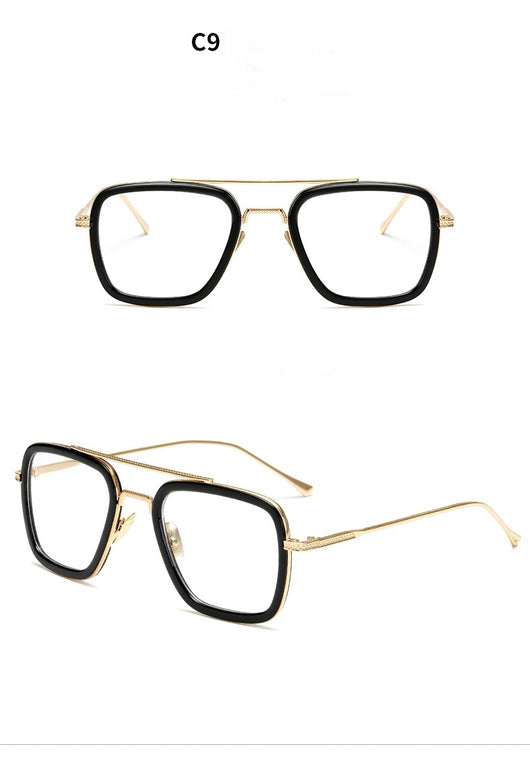 Gafas de Sol Cuadradas Metal para Hombre - Estilo Moderno Iron - Image 19