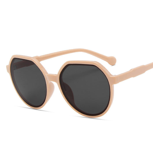 Gafas de Sol Redondas Personalizadas - Estilo Trendy Colores Pastel Montura Extragrande - Image 13