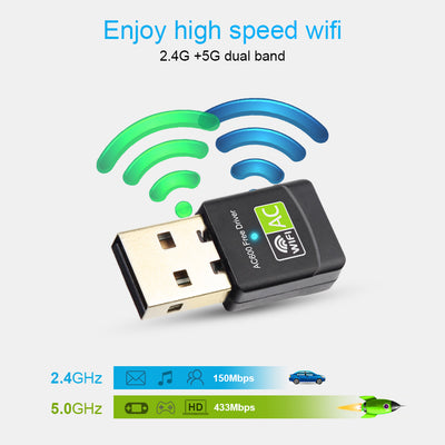 Adaptador WiFi Dual Band 600Mbps de Alto Rendimiento - Image 3