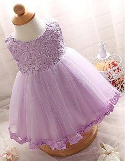 Vestido de Gasa Elegante para Bebé - Diseño Arco 0-2 Años - Image 4