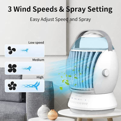 Enfriador de Aire Personal con Nebulizador para Escritorio - Image 6