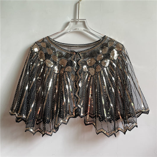 Chal Corto Brillante para Vestido Delgado - Complemento Elegante