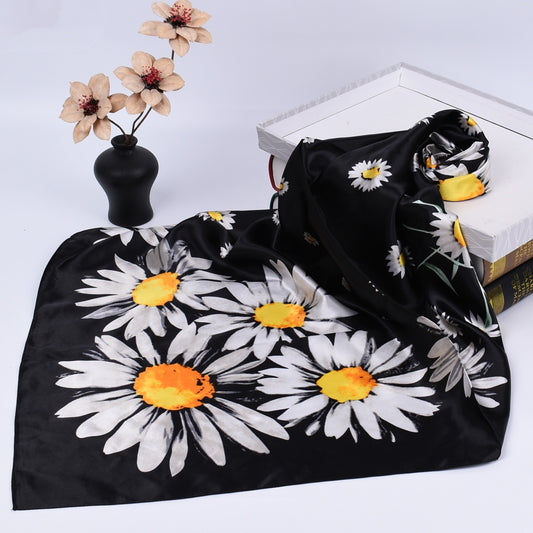 Toalla Decorativa de Seda Satinada Primavera