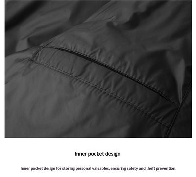 Chaqueta de Plumas para Hombre con Cuello Alto - Abrigo Cálido Otoño Invierno - Image 10