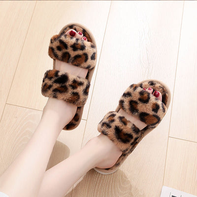 Pantuflas de Ante Estampado Leopardo para Interior y Exterior - Image 5