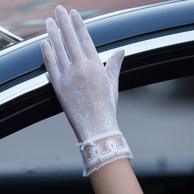 Guantes Femeninos de Seda de Hielo con Protección UV - Image 13