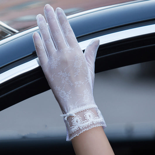 Guantes Femeninos de Seda de Hielo con Protección UV - Image 13