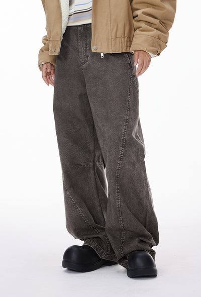 Pantalones Casuales Retro Desestructurados para Hombre - Image 11