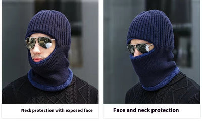 Gorro Térmico Unisex con Protección de Cuello - Tejido Grueso y Forro Terry - Image 12