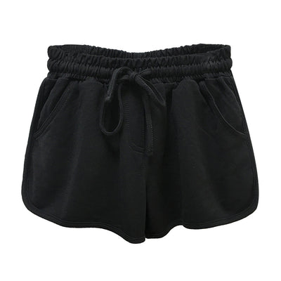 Pantalones cortos deportivos de pierna ancha para yoga y casa - Image 4