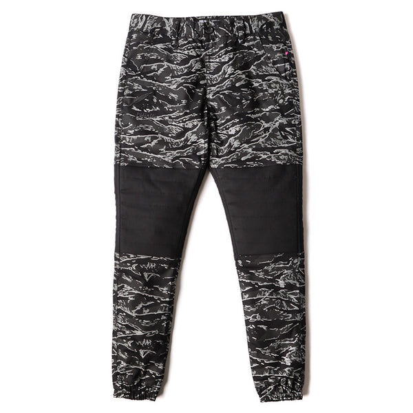 Pantalones con Costuras de Contraste