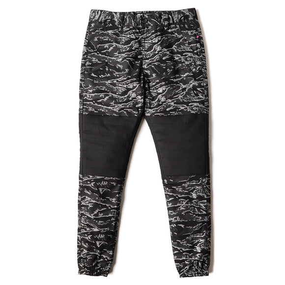 Pantalones con Costuras de Contraste