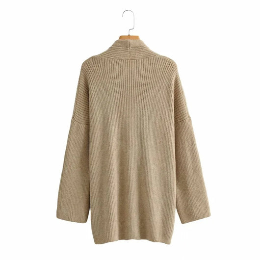 Chaqueta de Punto para Mujer con Cinturón Integrado - Image 22
