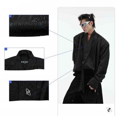 Camisa Suelta de Manga Larga Lazy Ribbon - Image 4