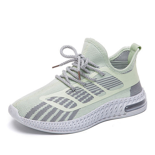 Tenis Fly-Knit Blancos Para Mujer - Diseño Moderno en Cuero - Image 13