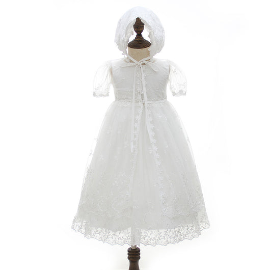 Vestido de Bautizo Extendido para Bebé y Niño de Un Año - Image 16