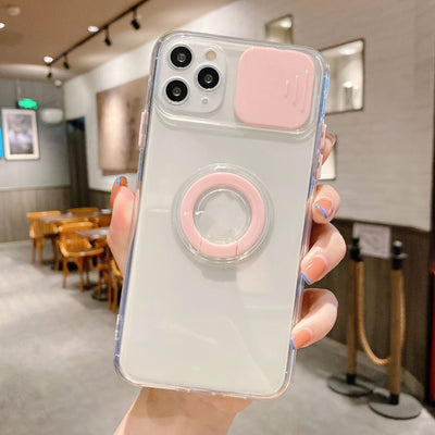 Funda TPU con Anillo Giratorio y Ventana de Colores para Teléfono - Image 11