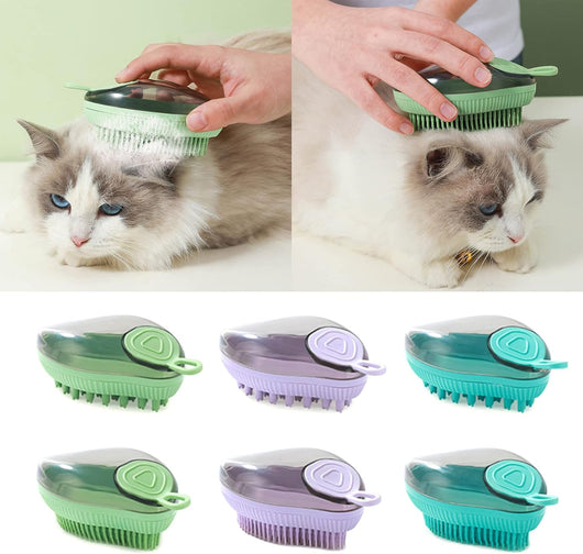 Cepillo de Baño para Perros con Dispensador de Jabón y Masaje - Image 12
