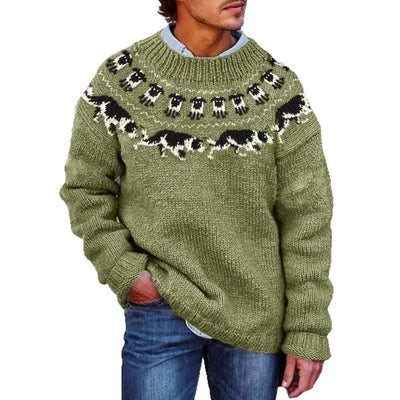 Sudadera Cuello Redondo Hombre con Estampado Digital 3D en Tela de Punto Grueso - Image 5