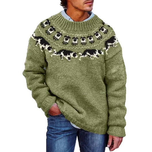 Sudadera Cuello Redondo Hombre con Estampado Digital 3D en Tela de Punto Grueso - Image 5