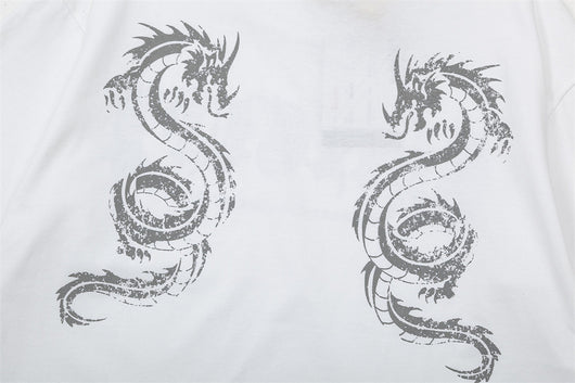 Playera Dragón Zodiacal Estampada Manga Corta para Hombre - Image 17