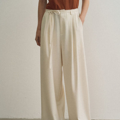 Pantalones Anchos Cómodos sin Cintura Ajustable Antiojeras