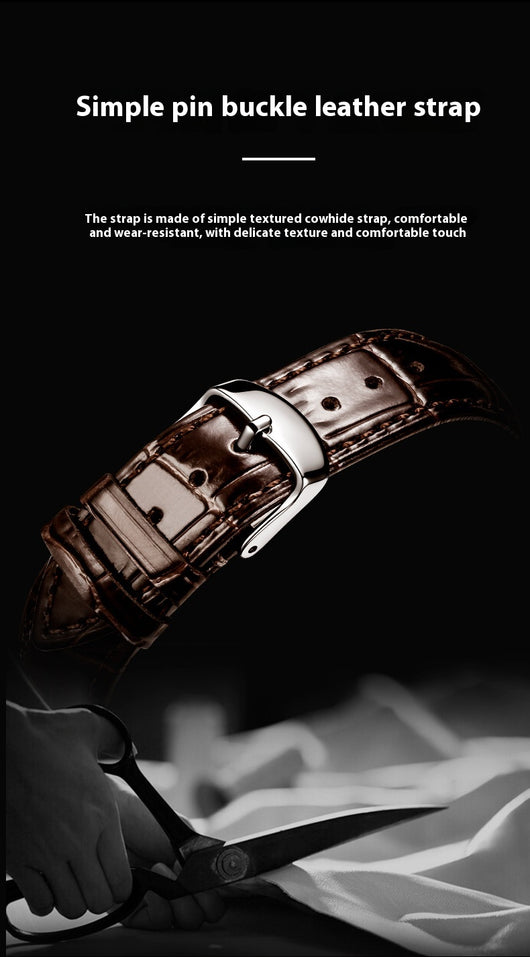 Reloj de Cuero Impermeable con Esfera Luminosa para Hombre - Image 11