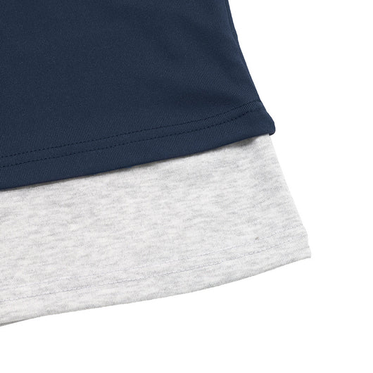 Blusa Casual Cuello Redondo Ajustada Manga Larga Efecto Dos Piezas para Mujer - Image 20