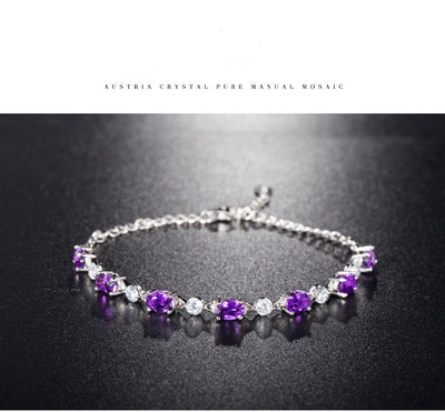 Pulsera de Plata con Amatista - Image 4