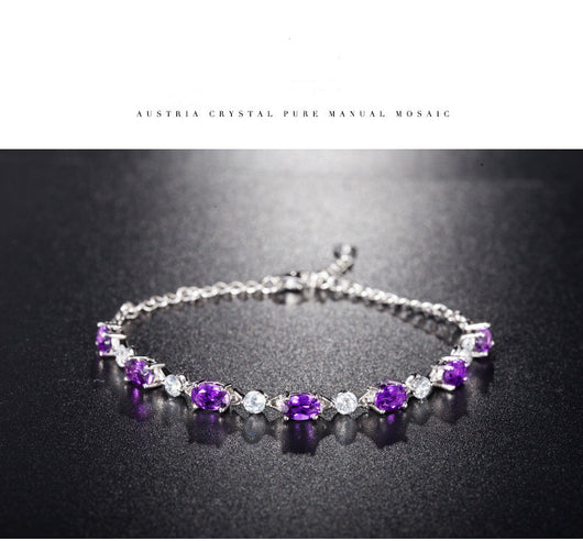 Pulsera de Plata con Amatista - Image 4