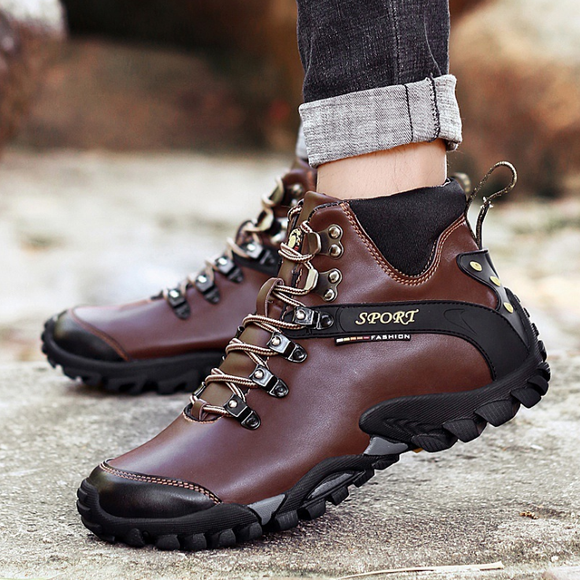 Botas de Invierno para Hombre con Forro de Piel - Cálidas, Resistentes y Cómodas