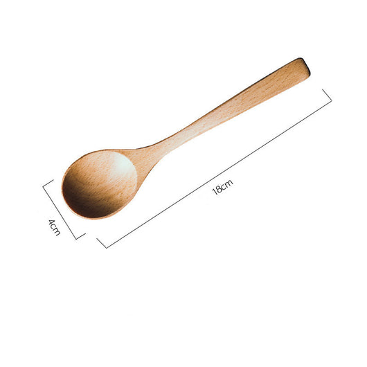 Cuchara de Madera de Haya Estilo Japonés con Mango Largo - Image 13