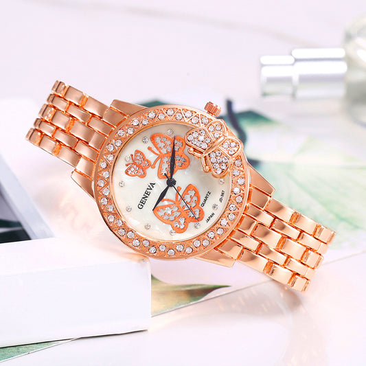 Reloj Mariposa de Aleación con Diamantes - Image 2