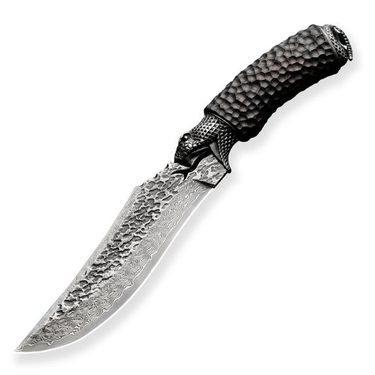 Cuchillo de Supervivencia Damasco Forjado a Mano - Alta Dureza para Aventuras - Image 5
