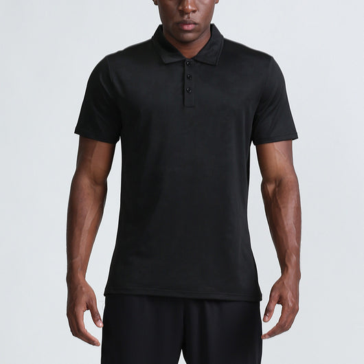 Camisa Transpirable de Solapa en Colores Lisos - Image 3