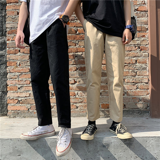 Pantalones Rectos Holgados de Pierna Ancha para Hombre - Image 3