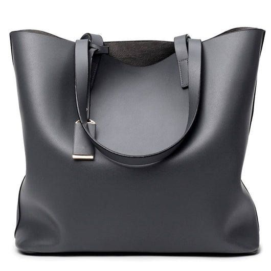 Bolso Bucket de Microfibra Negra - Diseño Casual y Versátil - Image 7